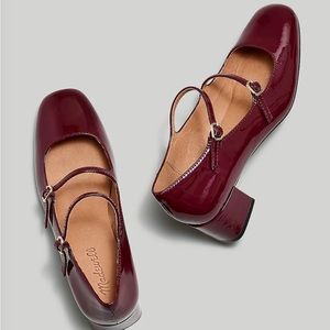 Madewell Patent Leather Mary Janes
